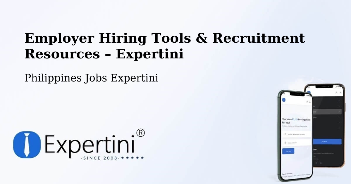 Employer Hiring Tools & Recruitment Resources – Bone South - Bone South, Philippines Jobs Expertini