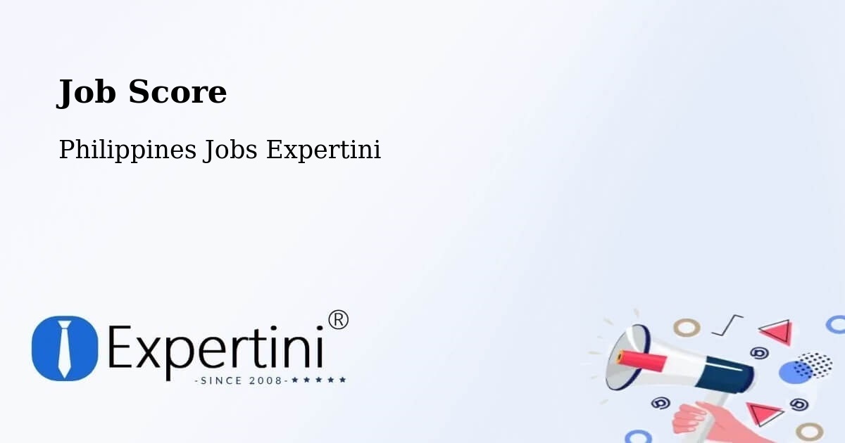 Job Score & Job Description Score Tool – Bone South - Philippines Jobs Expertini