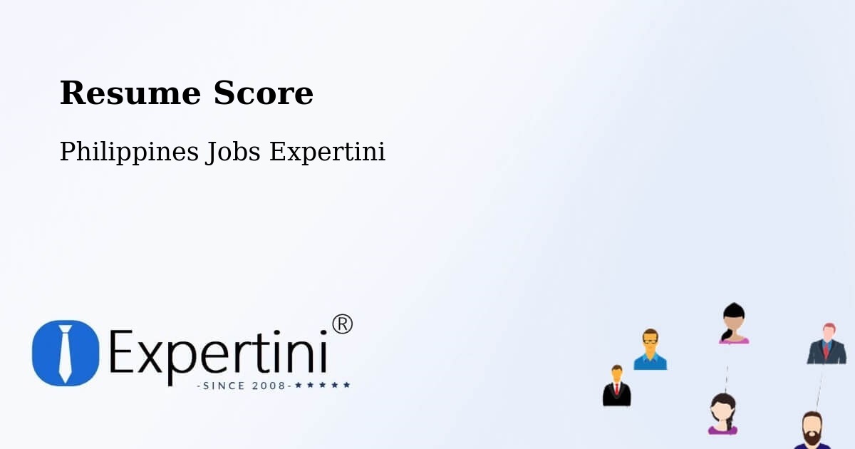Resume Score & Job Description Match Tool – Bone South - Philippines Jobs Expertini